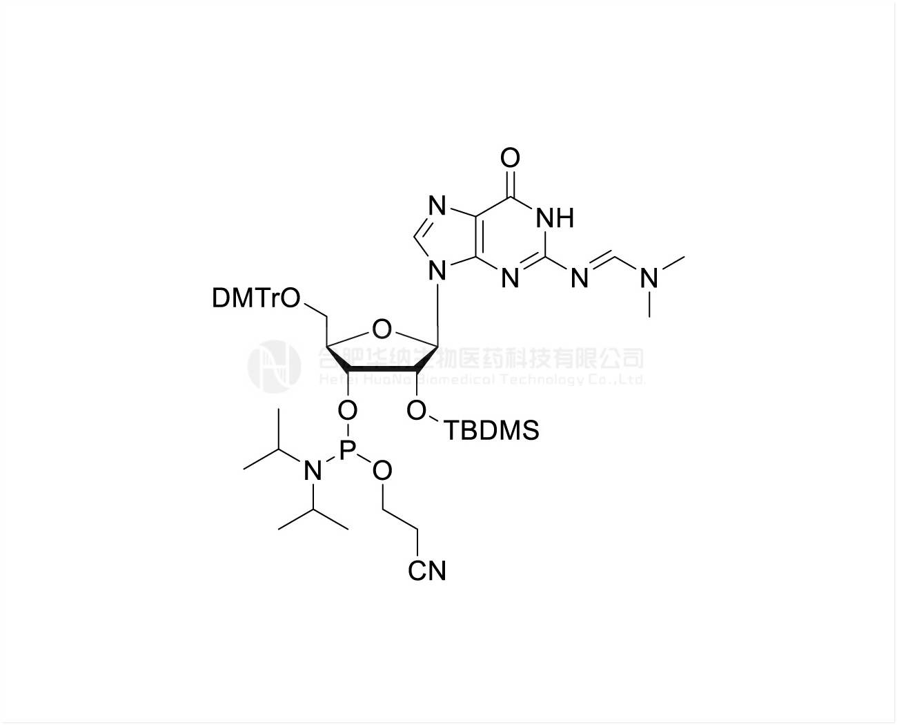 DMTr-2'-O-TBDMS-rG(dmf)-3'-CE-Phosphoramidite