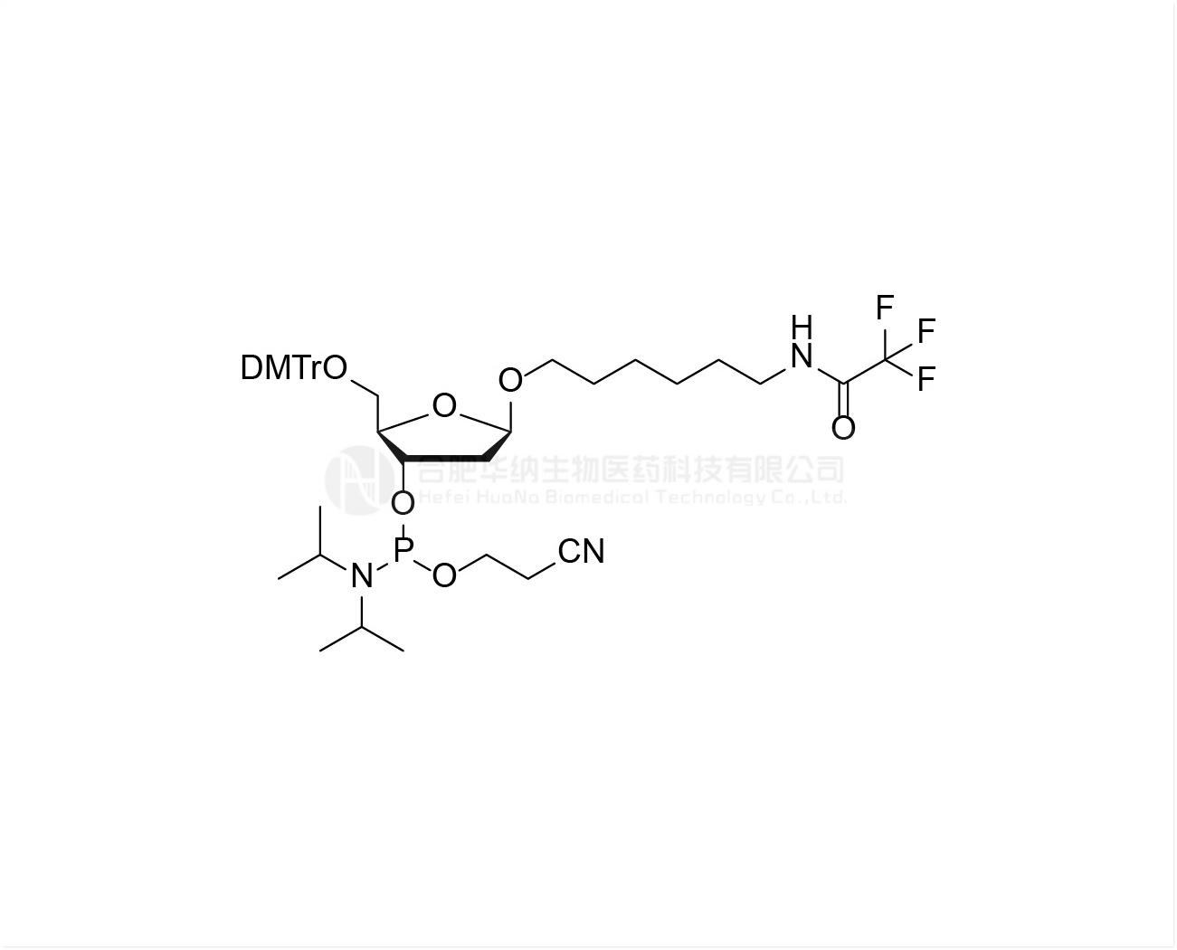 DMTr-1'-O-C6-NHTFA-2'-Deoxyribose-3'-CE-Phosphoramidite